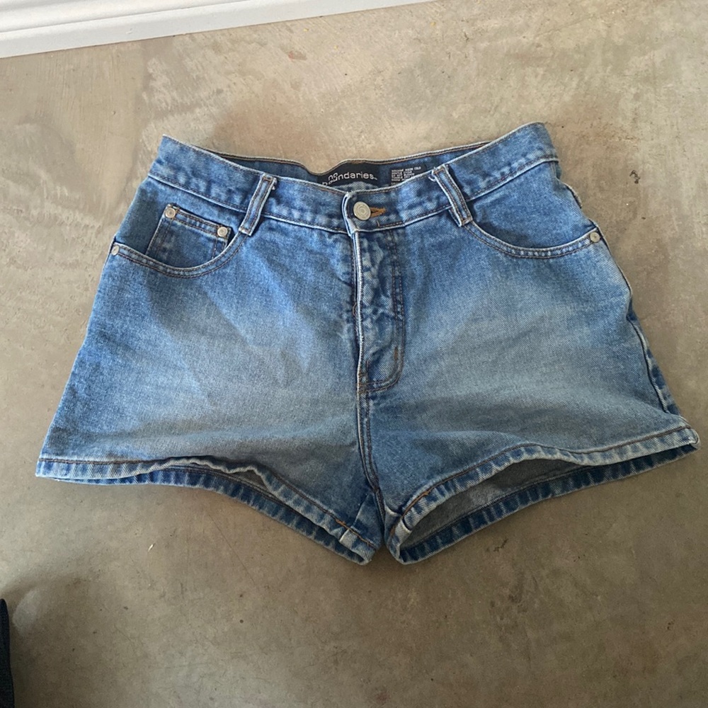 Denim shorts